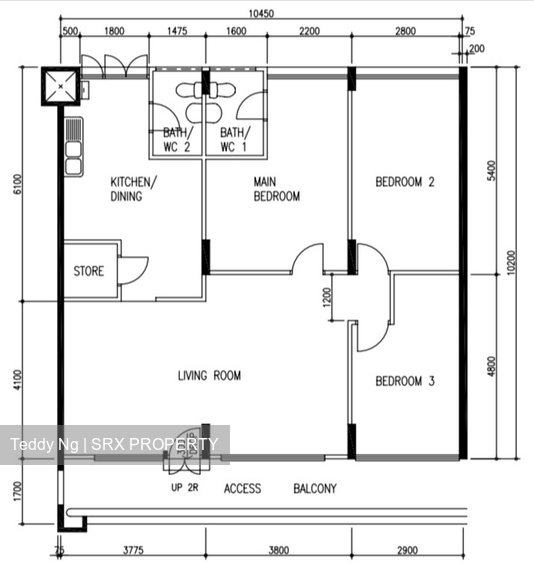 Blk 946 Tampines Avenue 4 (Tampines), HDB 4 Rooms #233853981